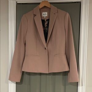 Jules & Leopold Mauve Single-Button Tailored Blazer